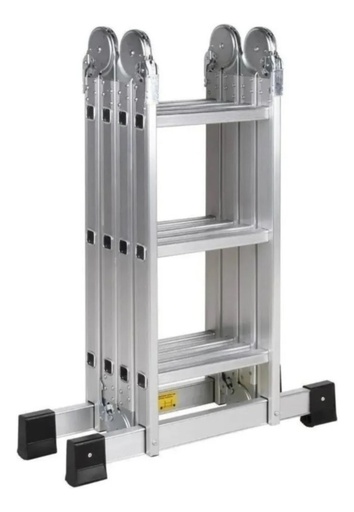 Escalera de Aluminio Plegable 3x4