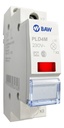 Piloto Testigo Luz LED DIN 230v Rojo BAW
