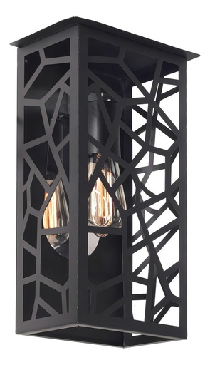 [AP-116N] Aplique Catania  Negro