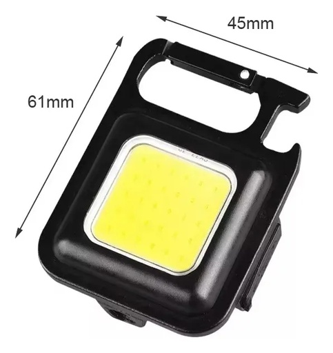 Linterna Llavero Led Usb Recargable Iman Abridor