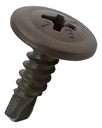 Tornillos T1 8 x 1/2 Punta Mecha Negro TEL