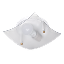 Plafon Puan Policarbonato Vidrio Transparente E27