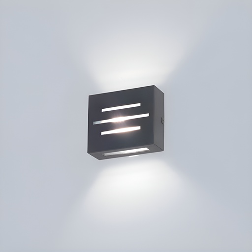 [2206N] Aplique Ultrachato Bidireccional con Ranuras Frontales Negro