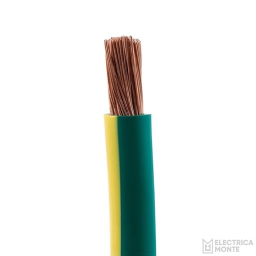 [AC1X2.5U VA] Cable Unipolar 1x2.5mm Verde Amarillo Ayan