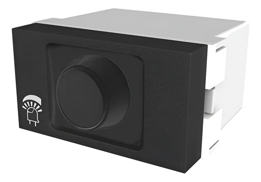 [80157] Variador Dimmer para Luz Platinum Negro Jeluz